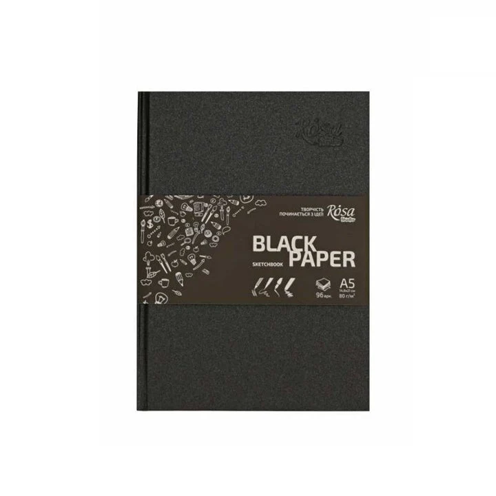 Rosa Studio Sketch Pad with Black Sheets