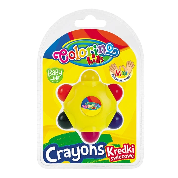 Colorino Star Wax Crayons for Kids