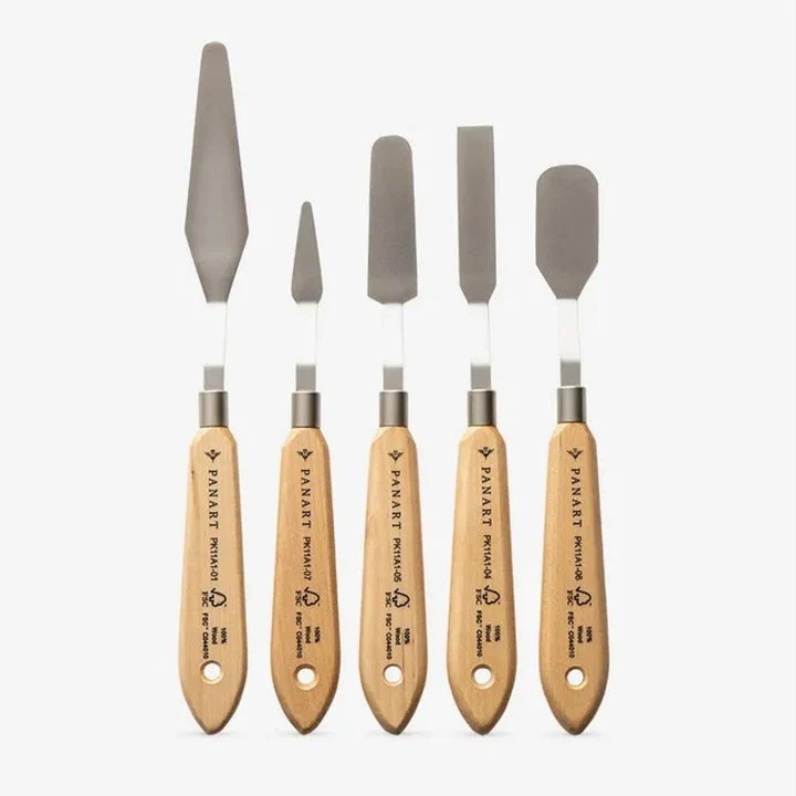 PanArt Set of 5 Painting Spatulas