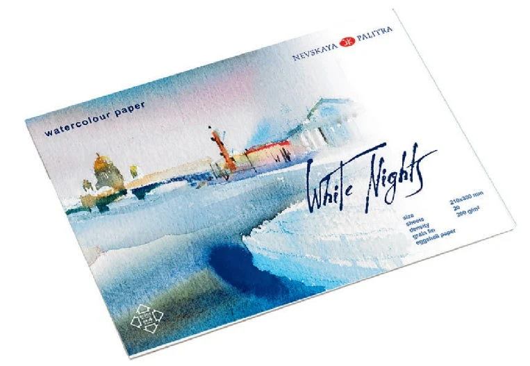 Sketch Pad for Watercolors, 20 Sheets
