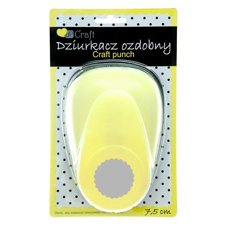 Decorative Punch 7.5 cm | Wavy Circle