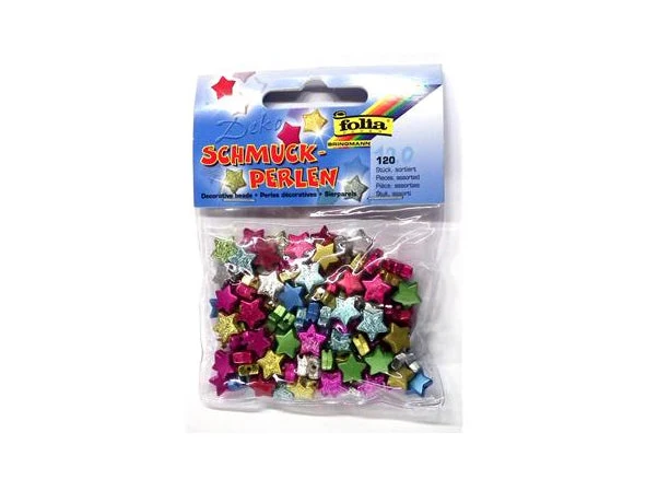 Decorative Stones Stars, Flat/Convex, 120 pcs