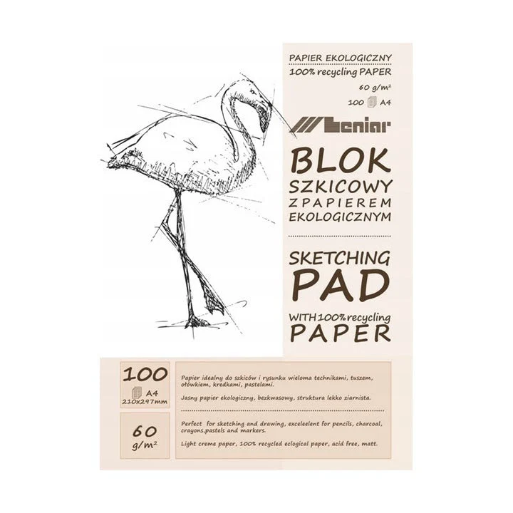 Cream Sketching Pad, 50[100] Sheets