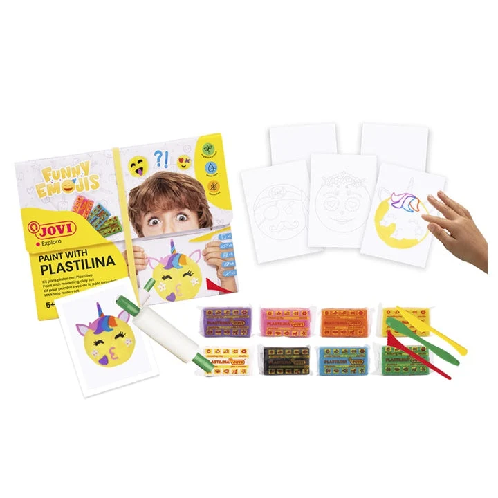 JOVI Funny Emojis Modeling Clay Set
