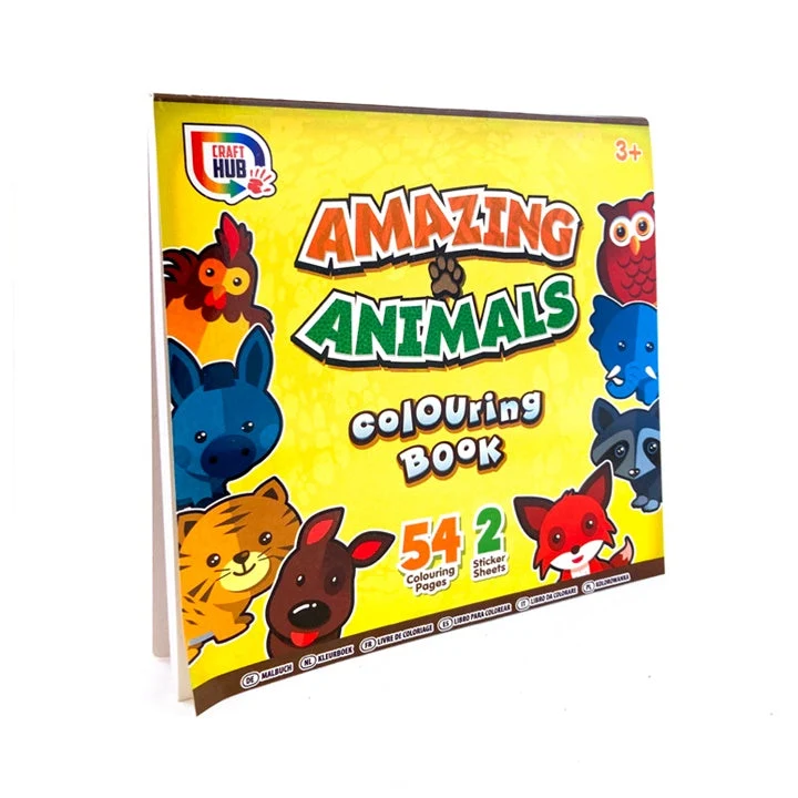 Coloring Book with Stickers