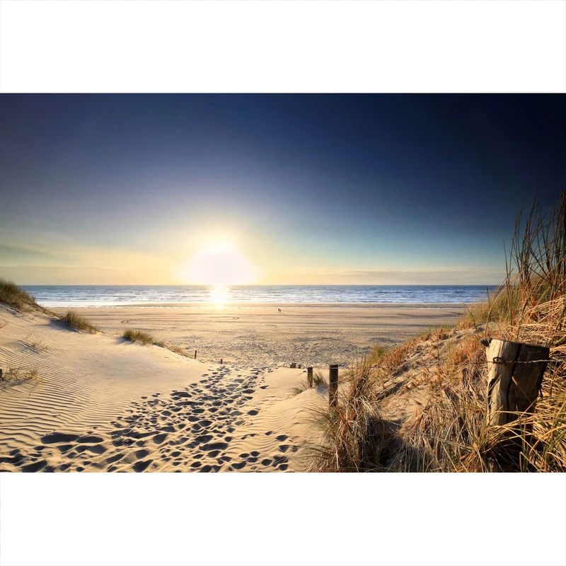 Spannrahmenbild Atemberaubende Strandlandschaft Querformat