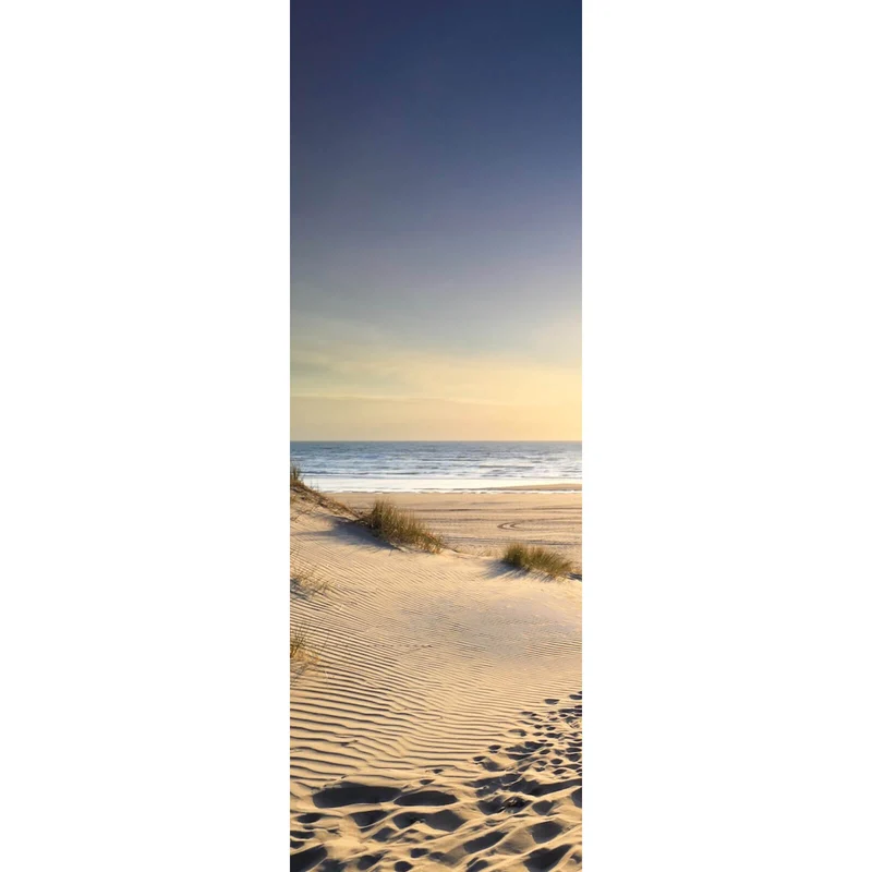 Poster Atemberaubende Strandlandschaft Panorama Hoch
