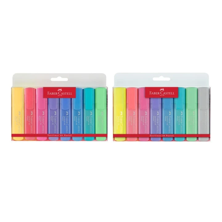 Faber-Castell Pastel 1546 Highlighter Set of 8