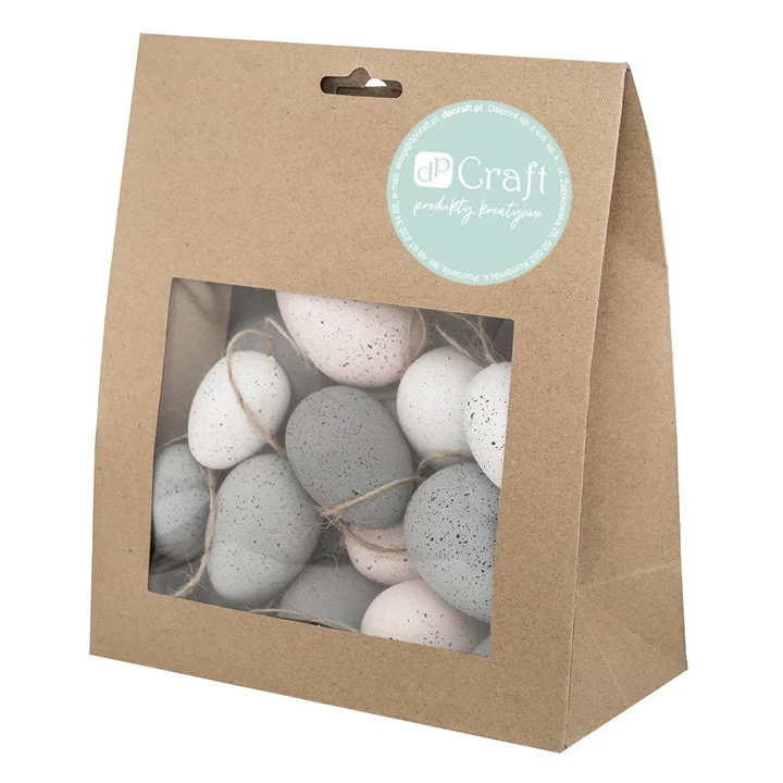 Set of 20 Hanging Colorful Eggs