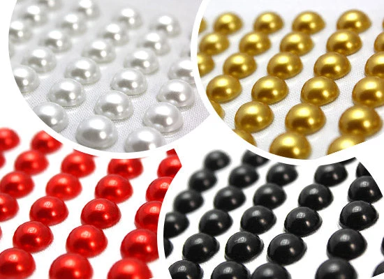 Self-Adhesive Crystal Pearls