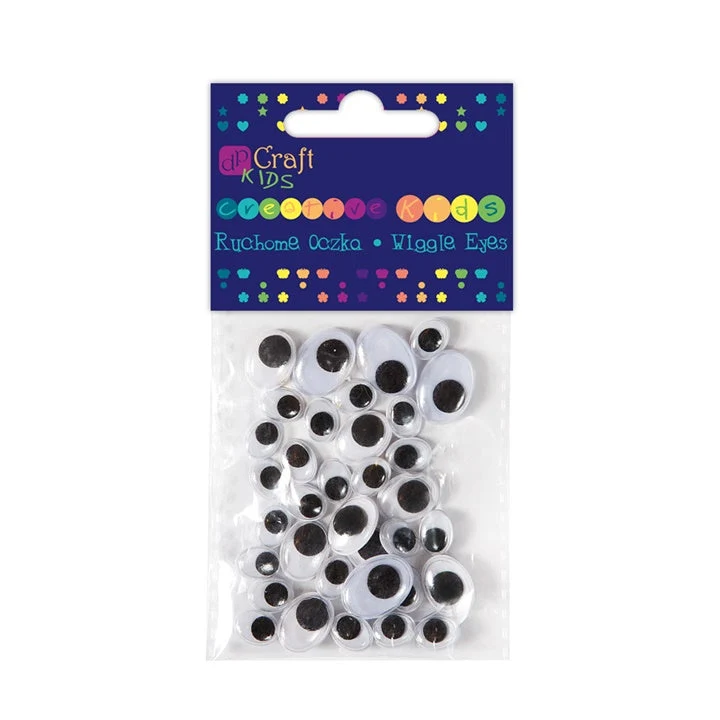 Oval Wiggle Eyes - 36 pcs