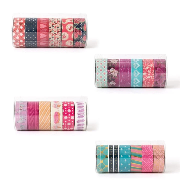 Set of Washi Self-Adhesive Tapes