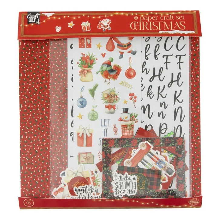 Christmas Scrapbooking Set, Red