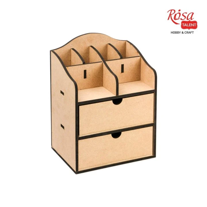 ROSA TALENT MDF Organizer Dresser with 2 Drawers, 20x15x26 cm