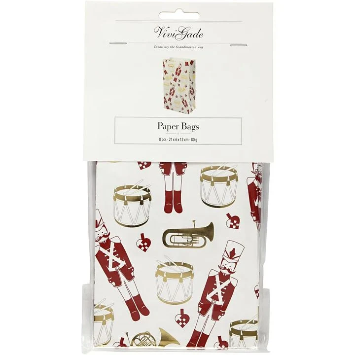 Christmas Paper Bag Set of 8