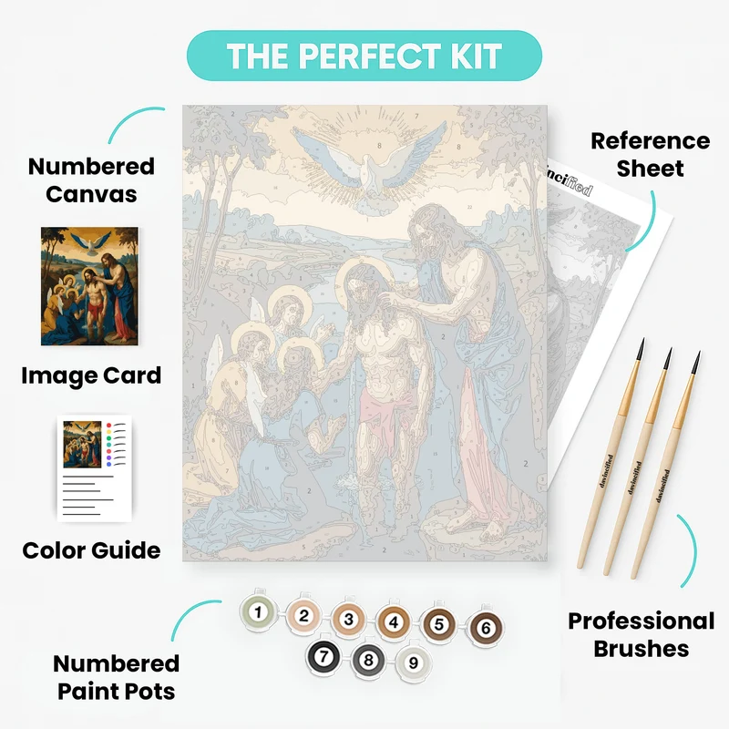 The Baptism of Christ - Paint by Numbers Kit