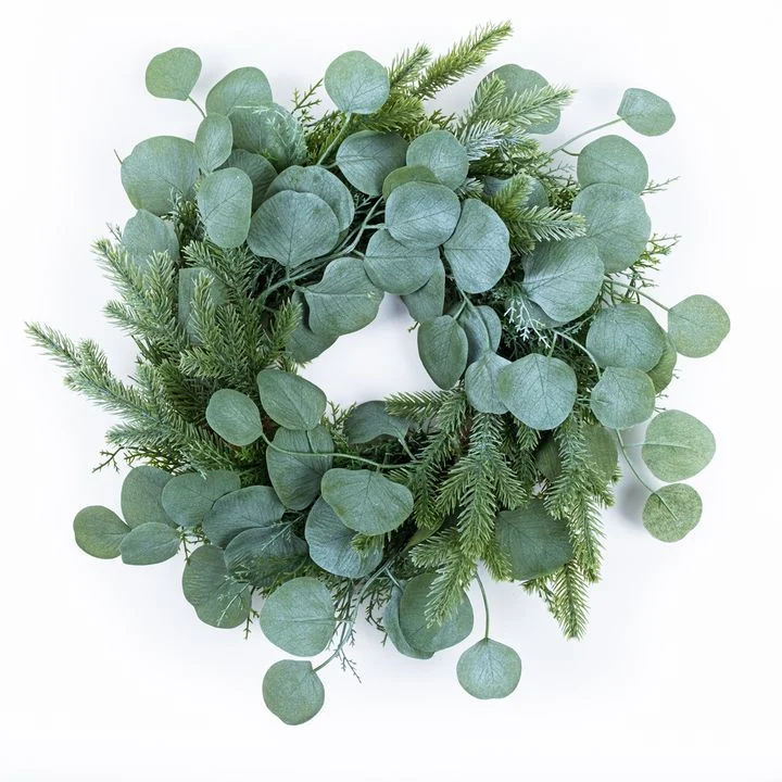 Wreath for Decorating with Eucalyptus, 34 cm