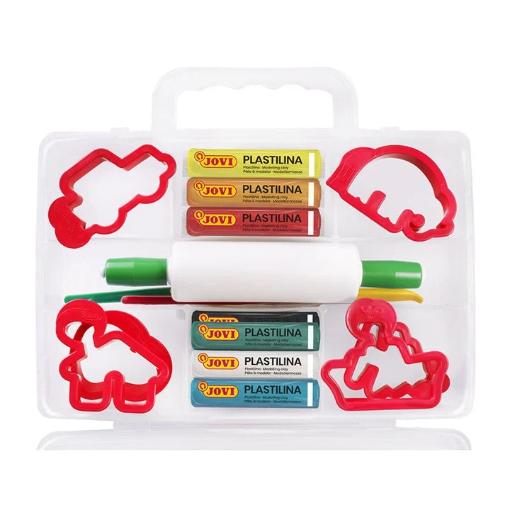 JOVI Modeling Clay and Tools Set in a Carrying Case