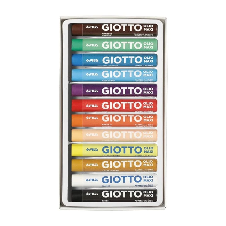 GIOTTO OLIO MAXI Oil Pastels Set of 12