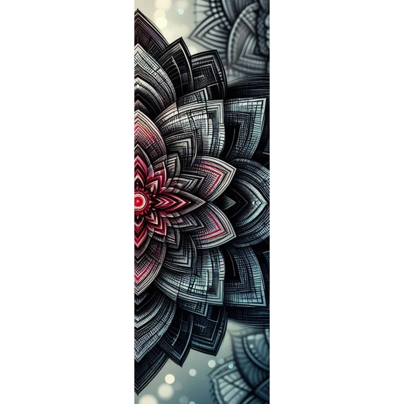 Poster Beeindruckendes Mandala Muster Panorama Hoch