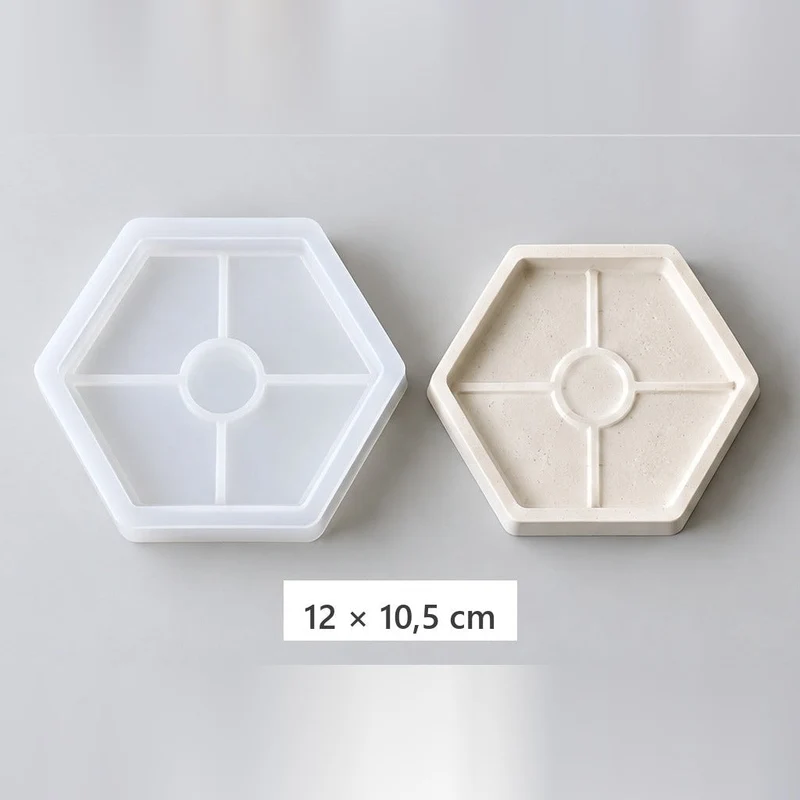 Flexible Silicone Mold for Casting Trays and Coasters