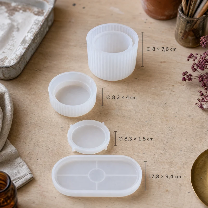 Flexible Silicone Mold for Casting Home Decor