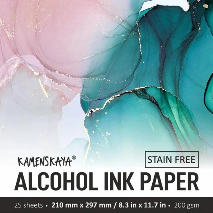 KAMENSKAYA Synthetic Paper Set for Alcohol Inks