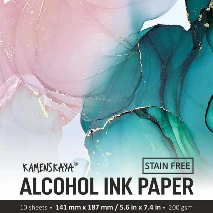 KAMENSKAYA Synthetic Paper Set for Alcohol Inks