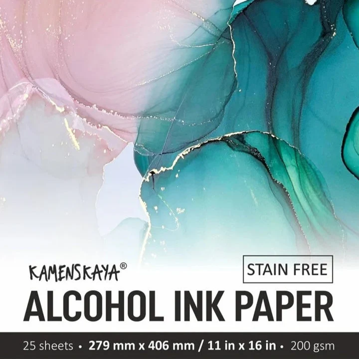 KAMENSKAYA Synthetic Paper Set for Alcohol Inks