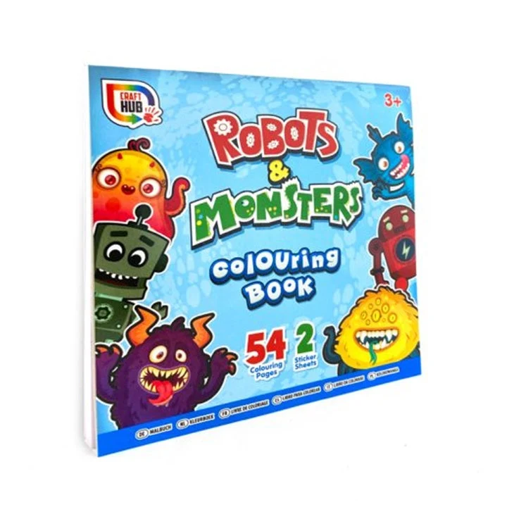 Coloring Book with Stickers