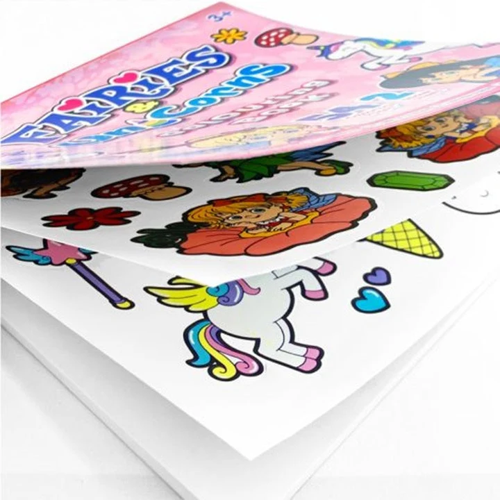 Coloring Book with Stickers
