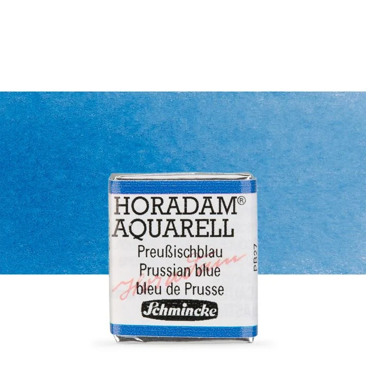 Schmincke Horadam Watercolor Paints, Half Pan