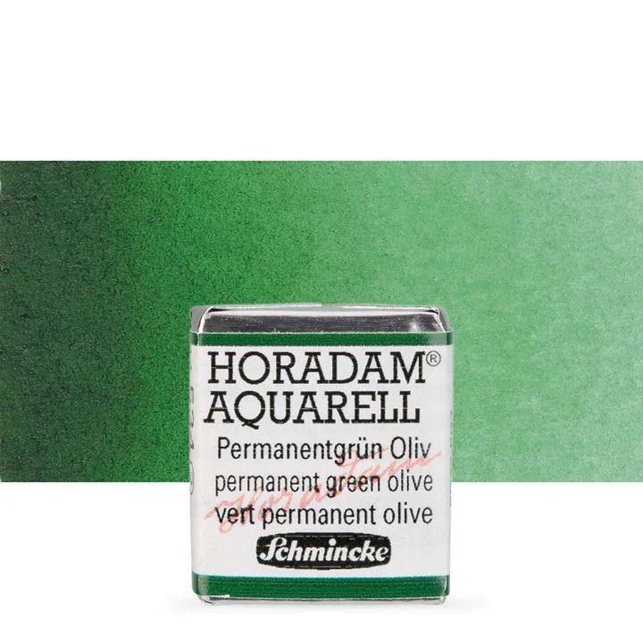 Schmincke Horadam Watercolor Paints, Half Pan