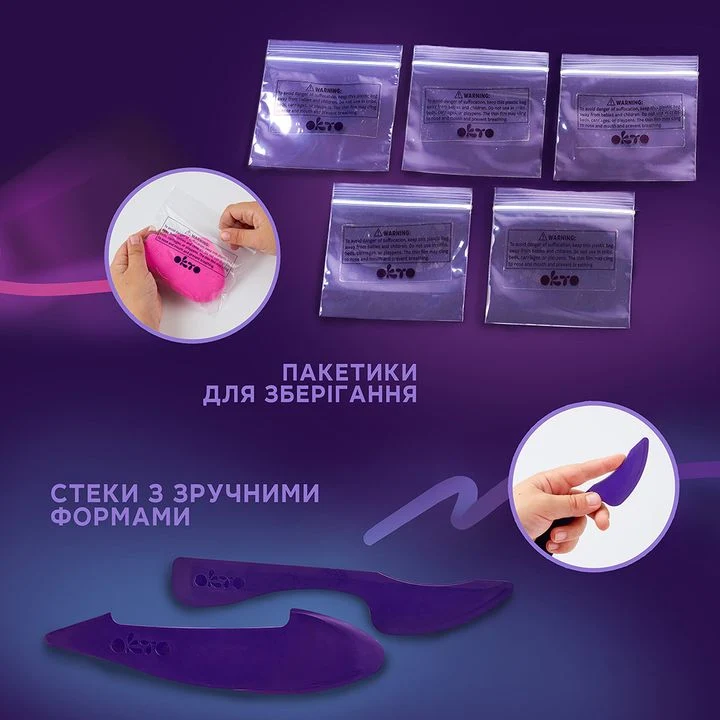 OKTO Air-Dry Clay Set, 36 Shades