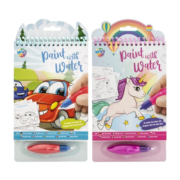 Water Painting Set, 23 x 14 cm, 5 Sheets