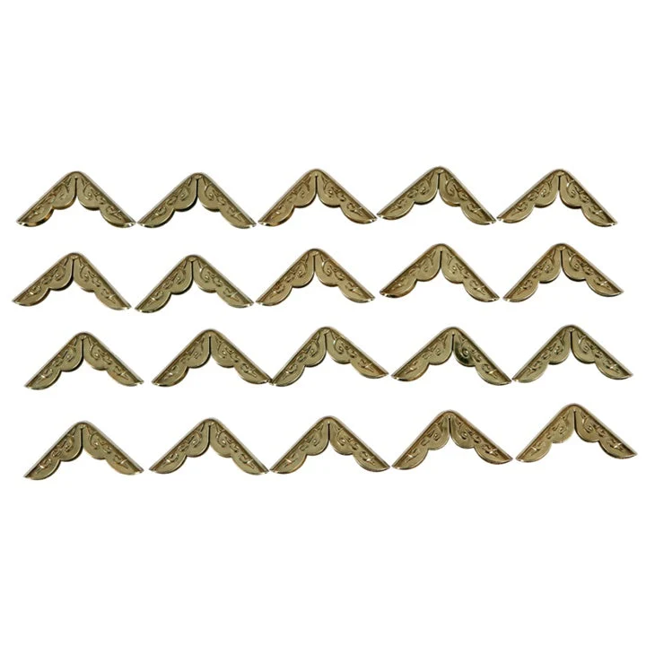 Set of 20 Gold Corners