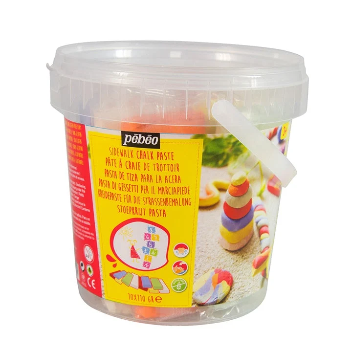 Clay for Making Chalk in a Bucket, 10 x 110 g