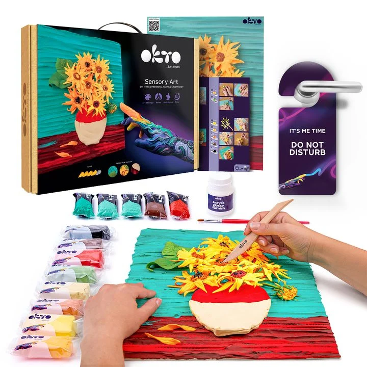 OKTO 3D Craft Set “Sunflowers” 30 x 40 cm