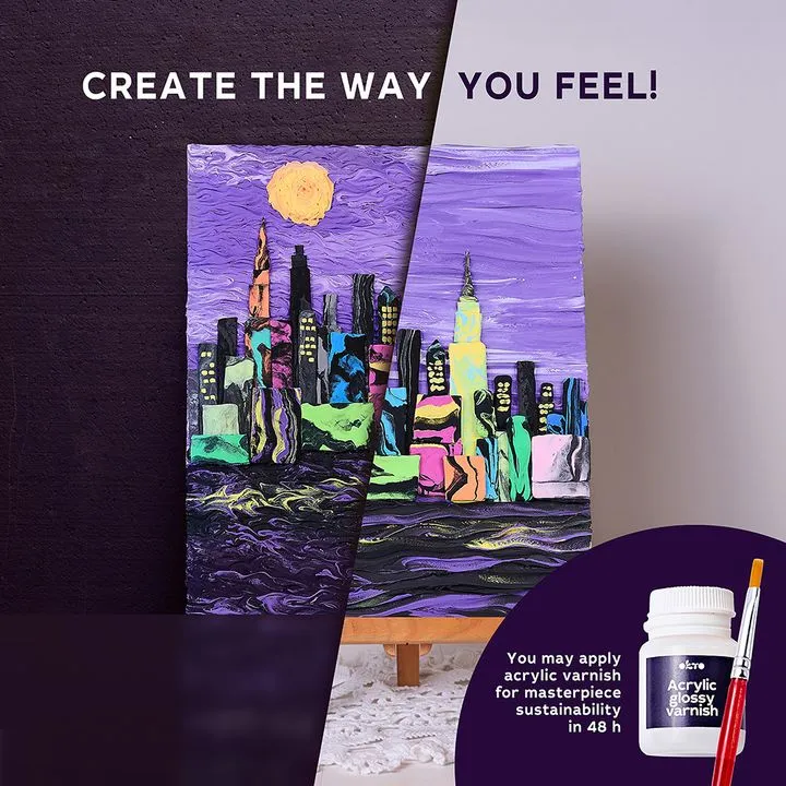 OKTO Creative 3D Set “Skyline New York” 30 x 40 cm