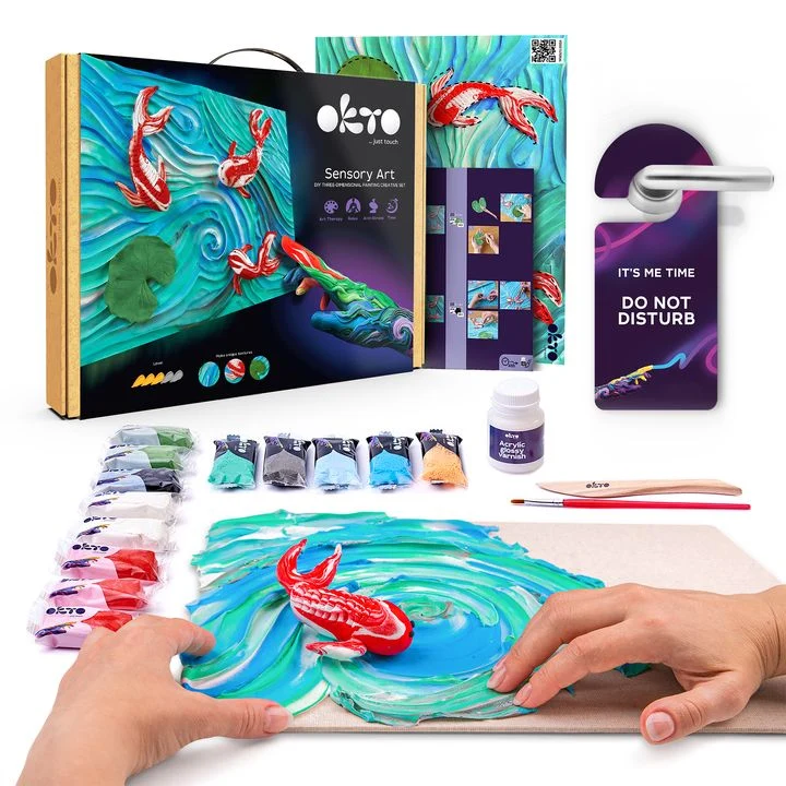 OKTO Creative 3D Set “Fish” 30 x 40 cm