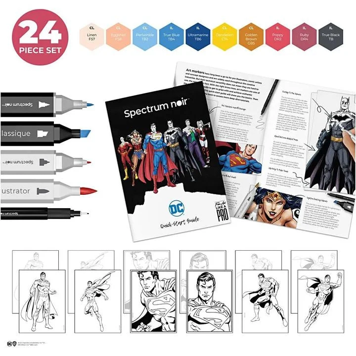 Superman Art Set for Illustration