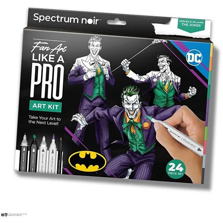 Heroes and Villains: The Joker Art Set for Illustration