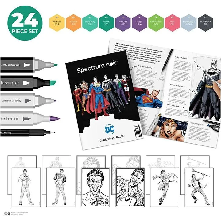 Heroes and Villains: The Joker Art Set for Illustration