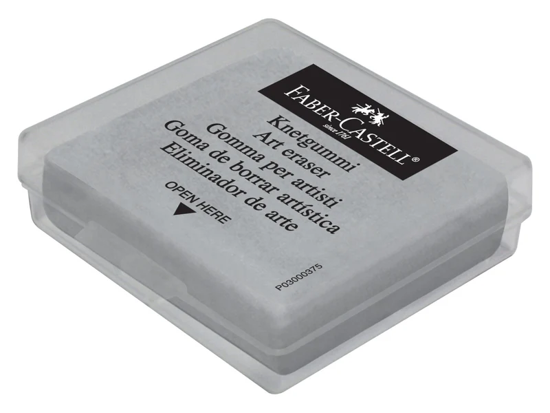 Gray Kneaded Eraser in Case