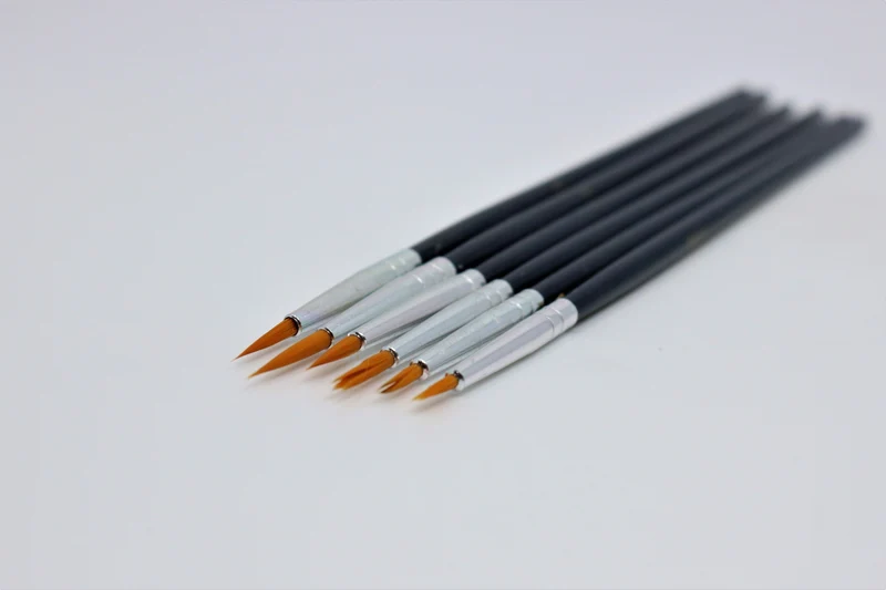 Set of Liner Brushes, 6-Piece