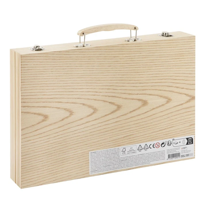 Wooden Art Case for Kids