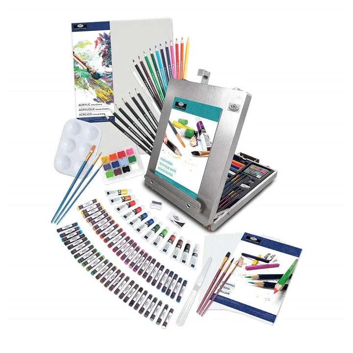 Royal & Langnickel Mixed Media Art Set with Easel, Set of 151