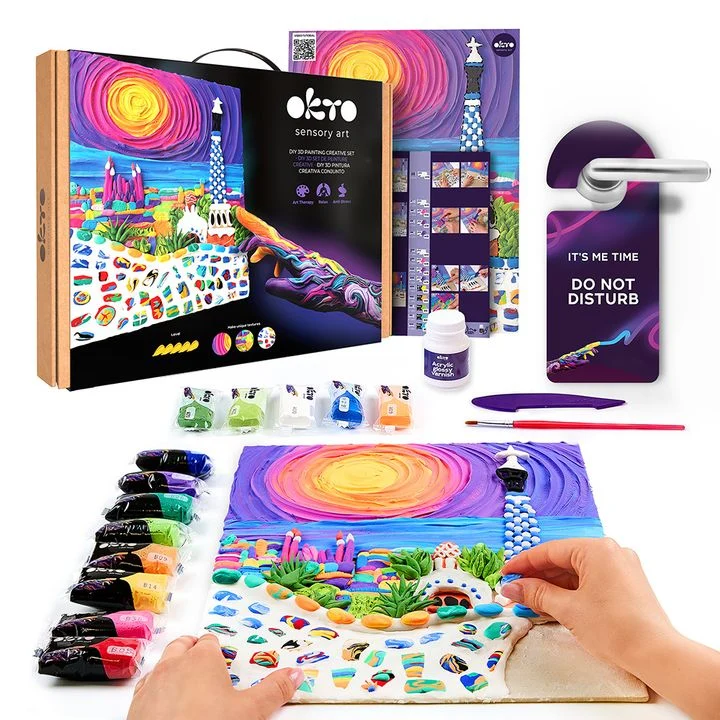 OKTO Creative 3D Set "Park Guell in Barcelona" 30 x 40 cm