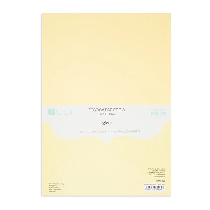 DP Craft Colored Paper Set of 20