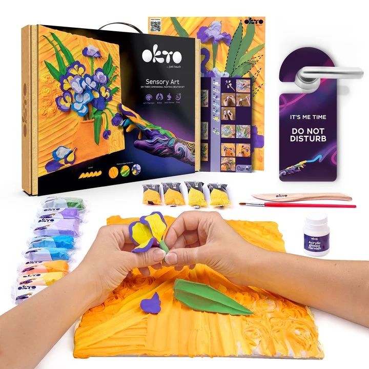 OKTO 3D Creative Set “Irises” 30 x 40 cm